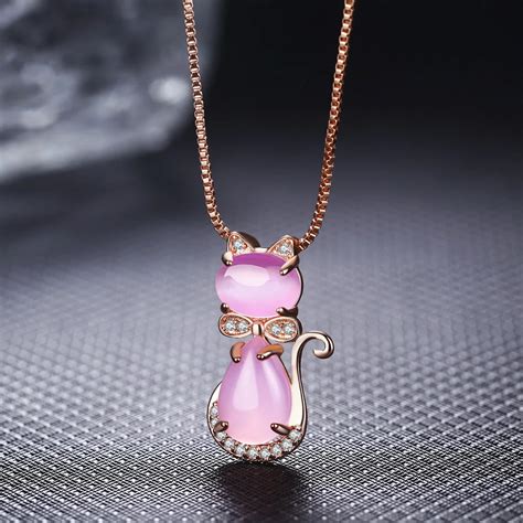 women's cat necklace